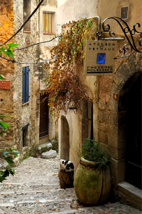 ysvoice:

| ♕ |  Little village of Sainte Agnès, near Menton, Provence  | by Alexandre Aubry
