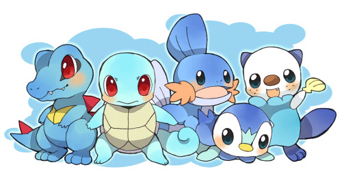 Pokemon Water Characters