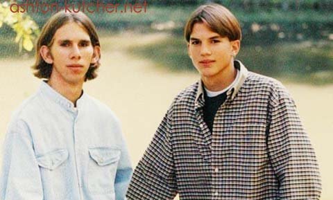 ashton kutcher twin brother. Ashton Kutcher And His Twinbrother. Ashton Kutcher Twin Michael Kutcher