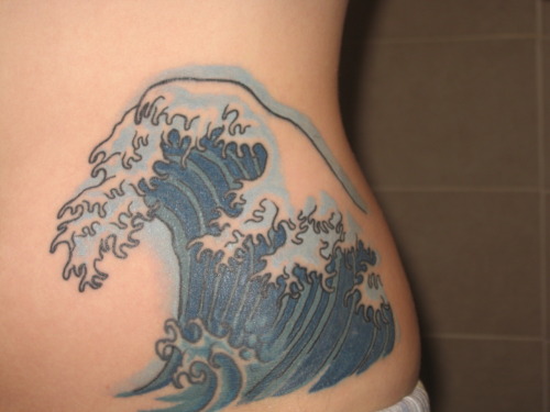 Katsushika Hokusai's Great Wave off Kanagawa Japanese wood block art