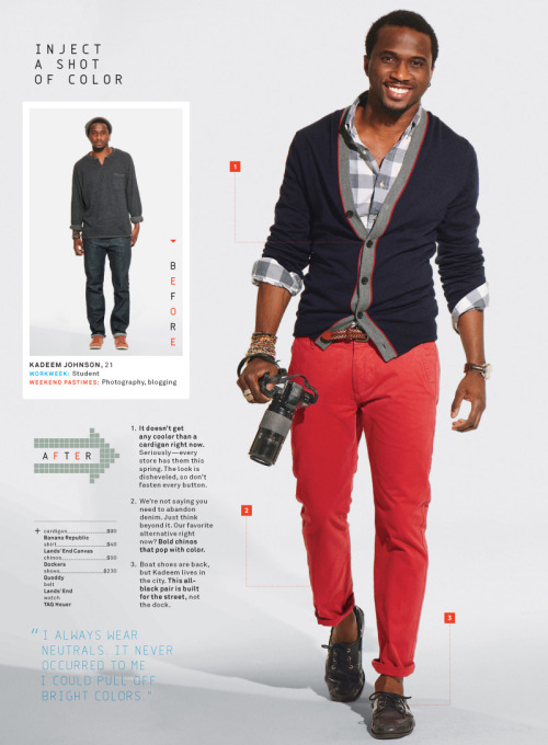 A project that I did with GQ for the February issue…Weekly upgrade