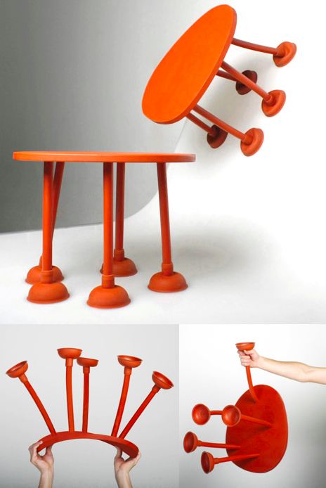 Rubber Table by Thomas Schnur