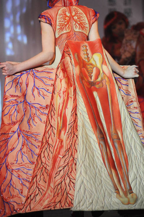 Elaborate, anatomical gown - Boing Boing