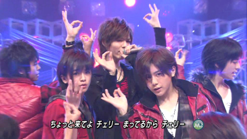 hey say jump in music station 17-10-2008 ,