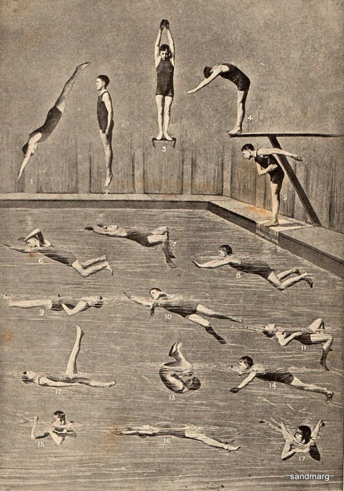1898 How to Swim and Dive