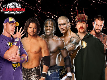 elimination chamber 2011. Raw Elimination Chamber Match