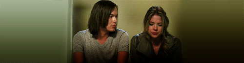 <br /><br /> Hanna: You don’t have to sit here and listen to this, just go take your shower. Caleb: It can wait. <br /><br /> 