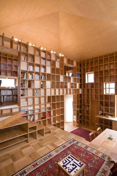 ninakix:

Dezeen&#160;» Blog Archive&#160;» Shelf-Pod by Kazuya Morita Architecture Studio