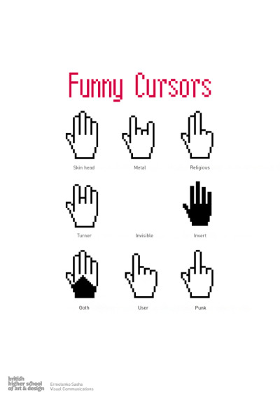 Funny Cursors - by Sasha Ermolenko