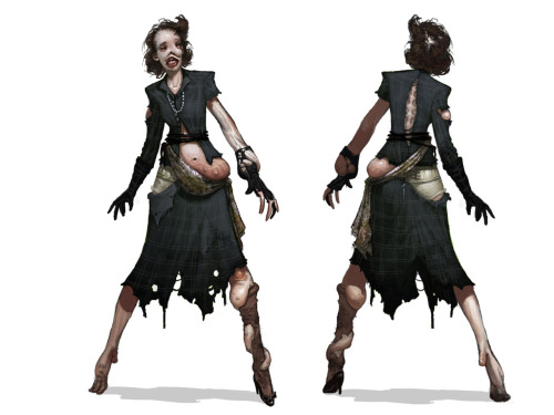 Bioshock Splicer Female Concept Art Posted on Monday 14th February 2011