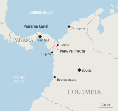 China-Colombia dry canal
