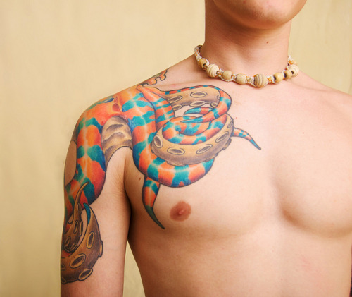 aayla Octopus Tattoo by Joe Philipson 