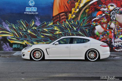 Porsche Panamera on COR by Stitched Production Shot with Nikon D90