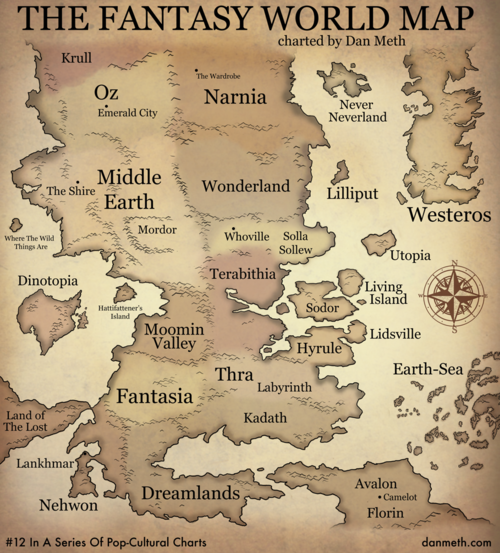 Accurate World Map. The Fantasy World Map Finally!