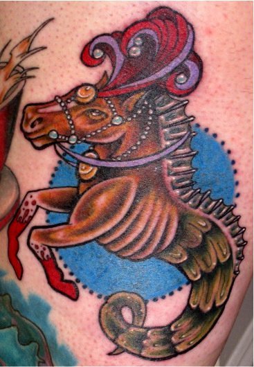 sea horse tattoos. horse tattoo sea horse sea
