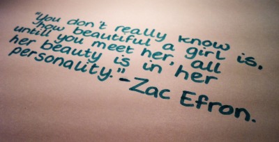 awwww. this is so sweeettttt. can i have my own zac for myself?? :)