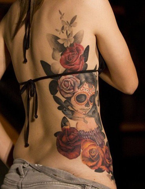 Tagged side tattoo tattoo rose tattoo girl tattoo Notes 183