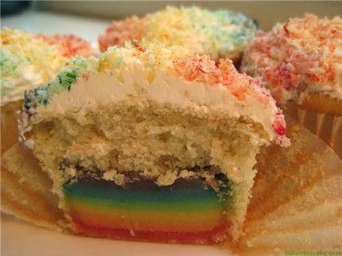 rainbow marzipan cookies