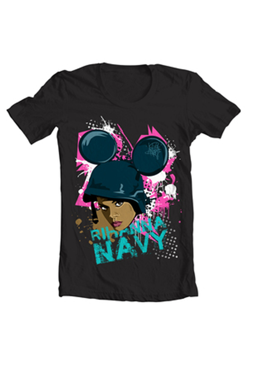 Rihanna Navy T-shirt now available to buy at Kayleigh&#8217;s store for £18.50. Thanks to her taking the time to do this and thanks to the people who reblogged my last post about this that were interested in buying it :) x

Click HERE to view