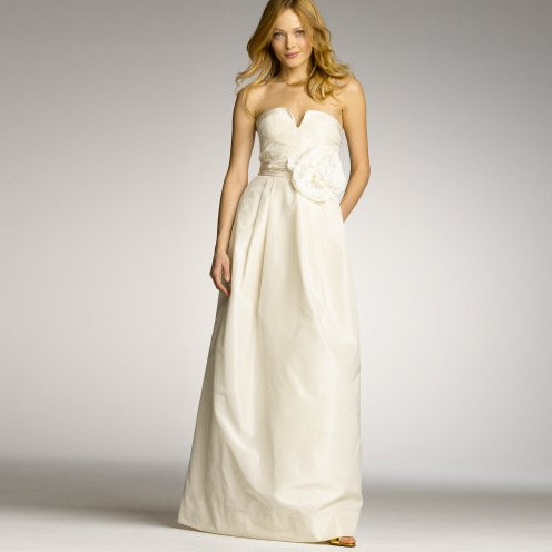 Silk taffeta Sascha gown from JCrew 1500 A simple and sophisticated 