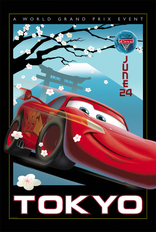 Cars 2 Retro Teaser Poster 1 subscribe via rss powered by tumblr