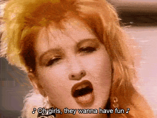 Image result for cyndi lauper gif