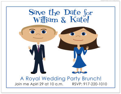 royal wedding party invites. Get your royal wedding party