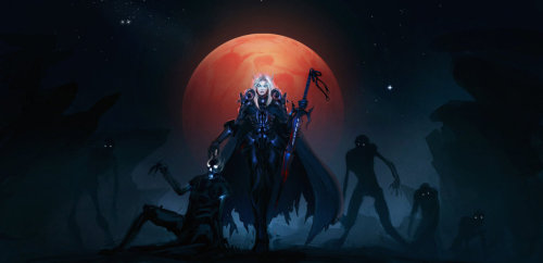 world of warcraft blood elf death knight. Blood Elf Death Knight - by