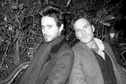 Jared Leto and Balthazar Getty at The Chateau Marmont.