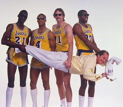 bbook BEAUTIFUL Michael Cooper has camel toe and Rambis is close to coping 