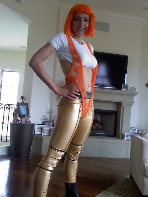 LeeLoo The Fifth Element Filed under strap outfit