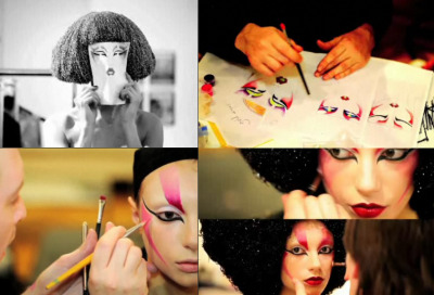 Kabuki Makeup on Collection   Awesome Kabuki Style Makeup By Mac At The Blonds