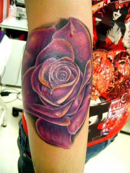 Posted 1 year ago Filed under forearm tattoo plum rose fresh ink 