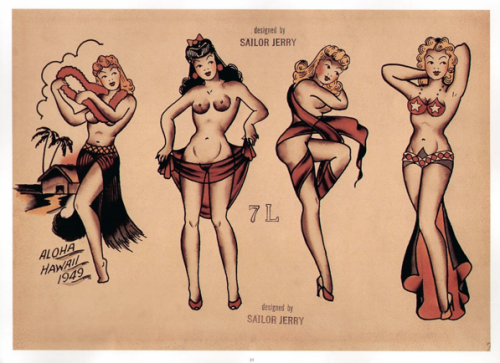 tagged as sailor jerry tattoo flash art vintage pinup pinup tattoo