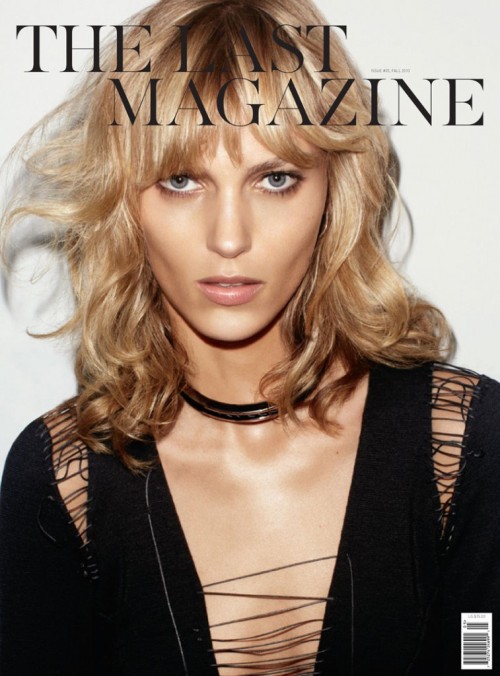 Anja Rubik on the cover of the Last Magazine F W 2010 issue by Maciek 