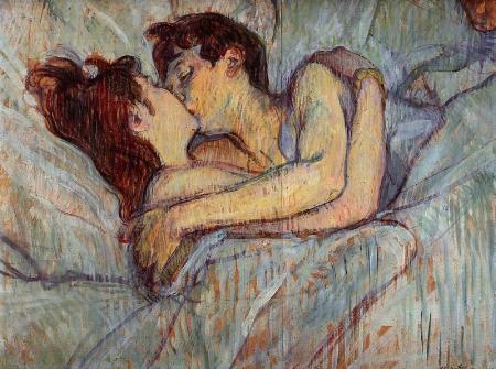 Toulouse Lautrec
Dans Le Lit. Le Baiser, 1892.