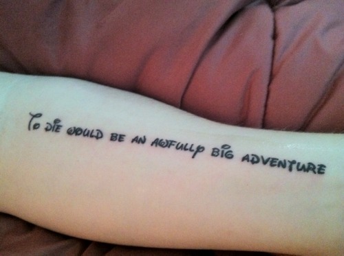 tagged as quote Disney arm tattoo ink disney tattoo