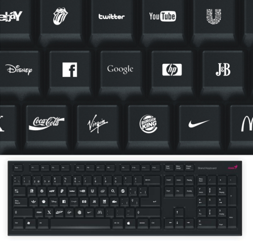 brand keyboard from Ignacio Pilotto