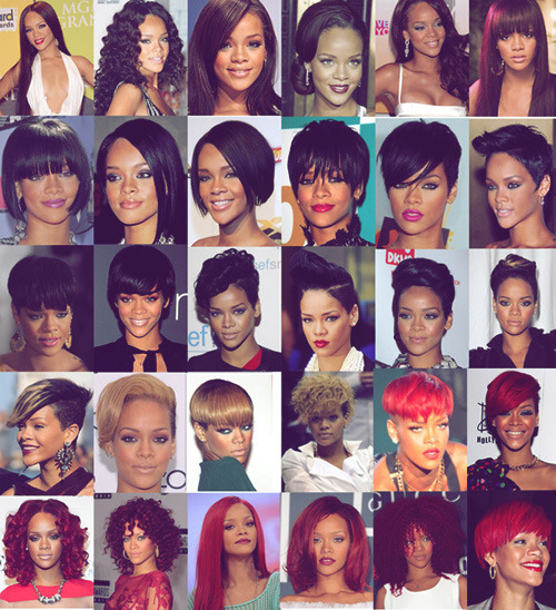 brianaxshanae:

Rihanna hairstyles

