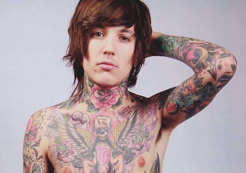 oli sykes tattoos. oli sykes tattoos. #oli sykes #oliver sykes #bmth