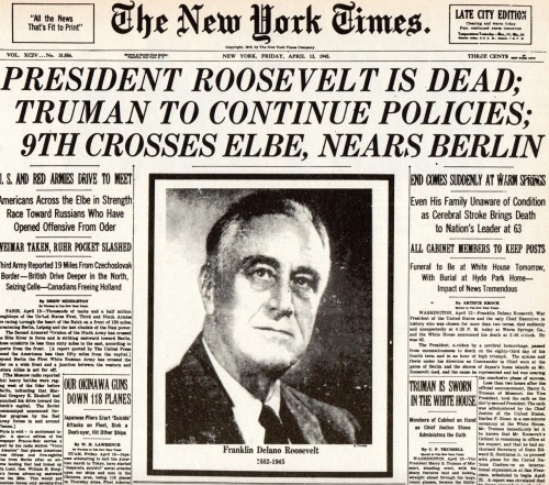 president roosevelt dies. In the wake of Roosevelt#39;s