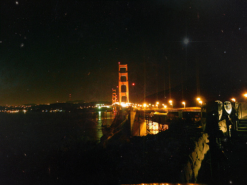 san francisco golden gate bridge at night. San Francisco Golden Gate