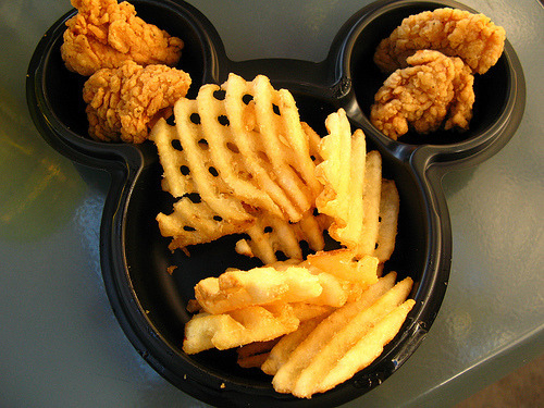 waffle fries. Those waffle fries look either