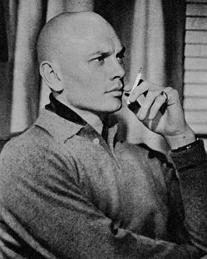 Pensive Brynner. Perfect profile.