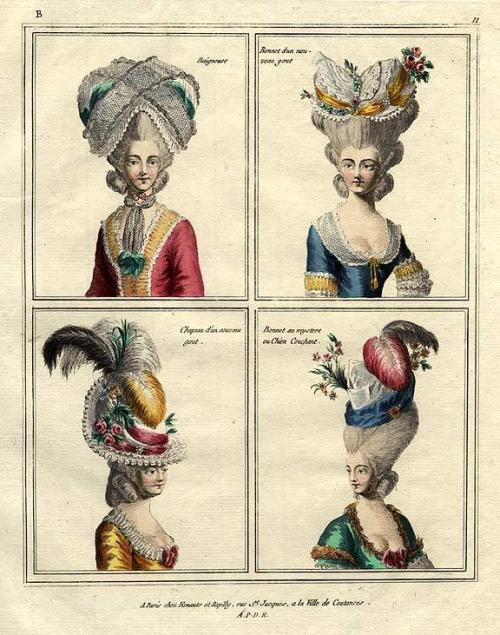 1700s french fashion. hairstyle | 1700s | french