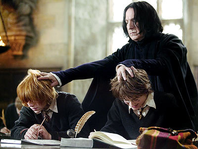 severus snape and harry potter. #Severus Snape #Ron Weasley