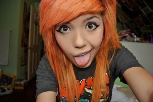 copper orange hair color. Orange+hair+dye