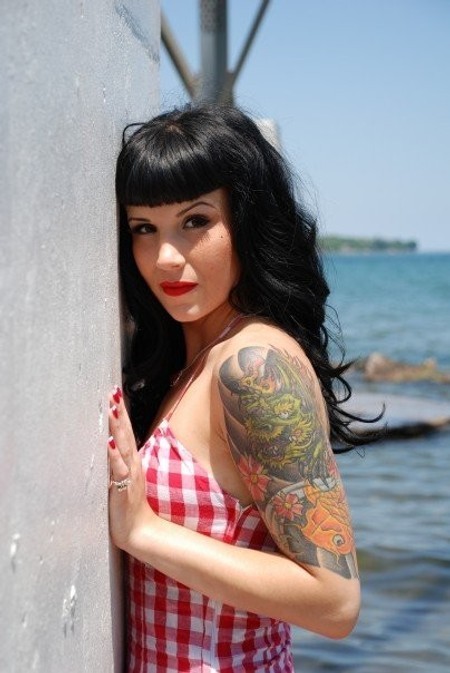  rockabilly pinup girl tattoos