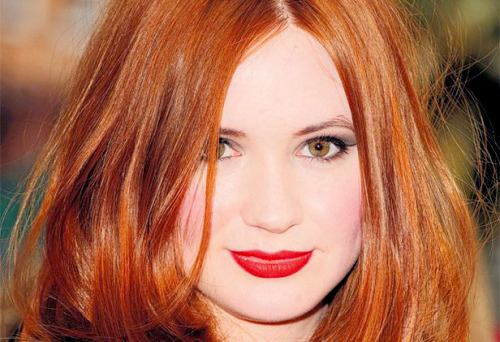 Actress Karen Gillan the Doctor's'assistant' I guess in television's