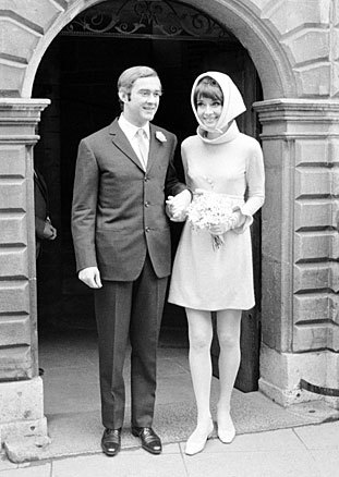 Audrey Hepburn and Andrea Dotti 18th January 1969 For her marriage to